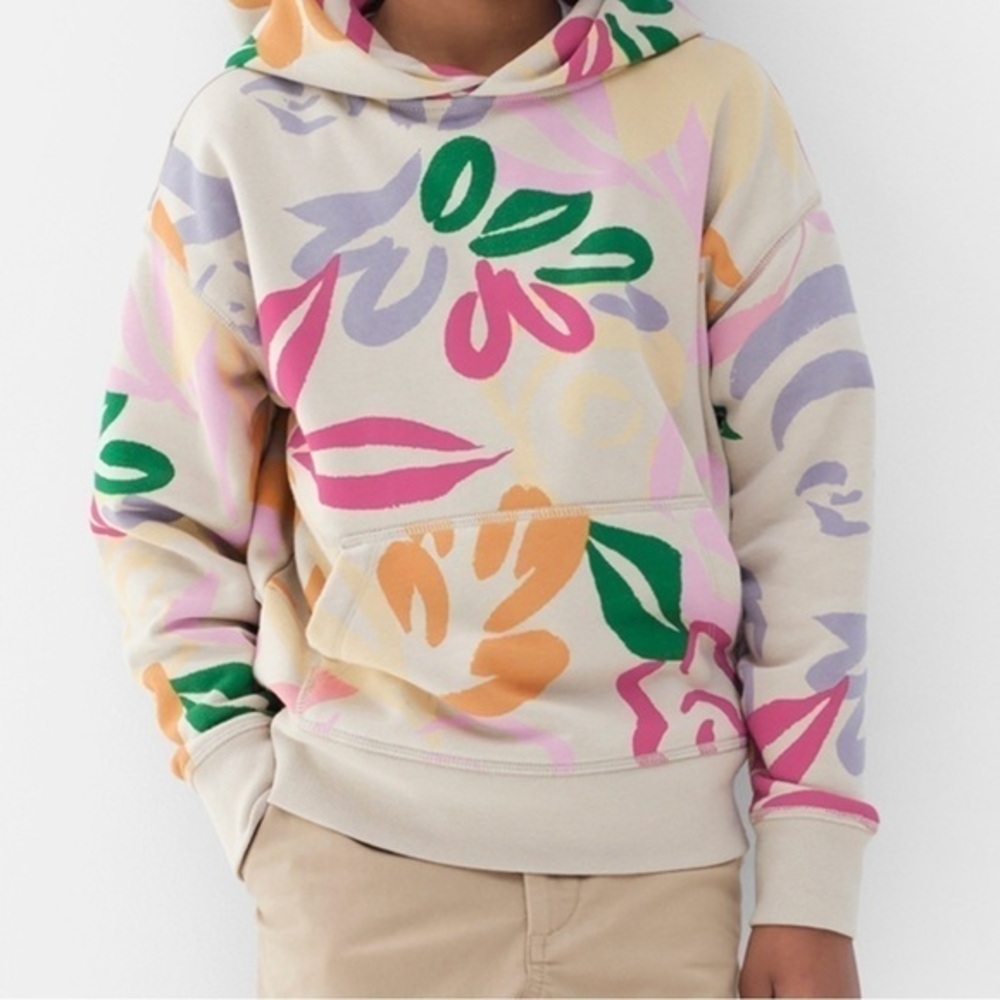 Gap Kids Floral Print Hoodie size S​​